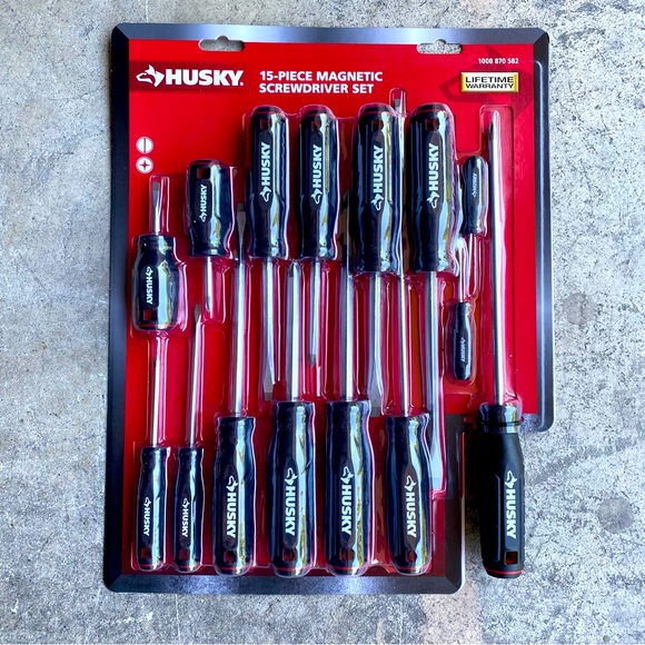 husky Other Husky 5 Piece Screwdriver Set Multiple Sizes